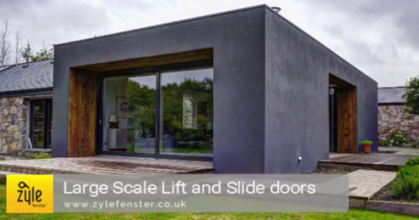 Zyle Fenster Aluminium Clad High Performance Large Sliding Door